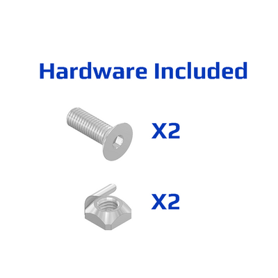 50-221-1SS MODULAR SOLUTIONS ALUMINUM HANDLE 120 FASTENING SET WITH STAINLESS STEEL HARDWARE